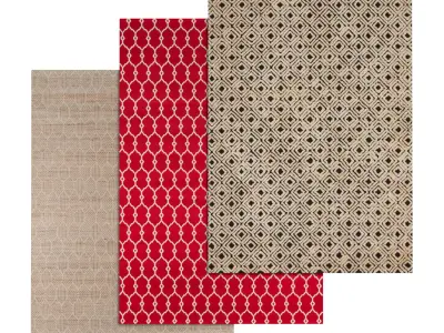 Rug Set 669 3D model