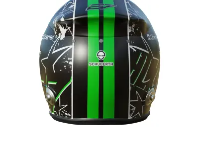 F1 Nico Hulkenberg Helmet 2025 3D model