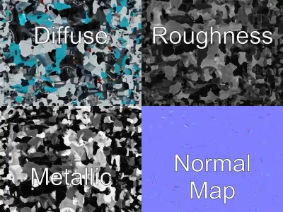 Sporty Retro Hatchback 1980s Urban Mobility model pack Low-poly 3D model