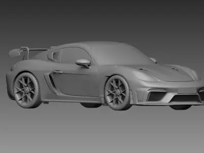 PORSCHE 718 CAYMAN GT4 3D PRINT MODEL 3D print model