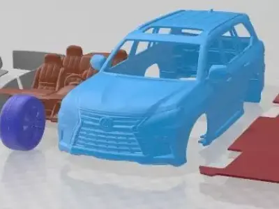 Lexus LX 570 2016 Printable Car 3D print model