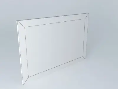 mirror framed.SU 3D model. Free 3D model