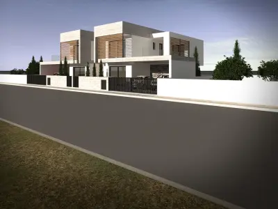 INO18 modern house 3D model