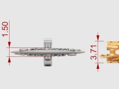 Sunflower Pendant  3D print model