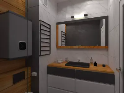 Flat Interior design 3D model