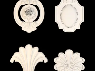 Ornaments - Pack 01 3D model