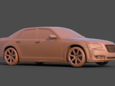 Chrysler 300C  3D print model