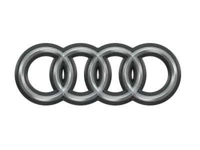 Audi Photorealistic 3D Emblem Free 3D model