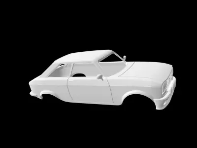 Peugeot 304 Coupe Rally 3D print model