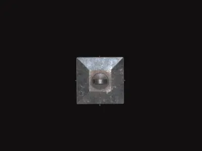 Medieval Lantern Low-poly 3D model