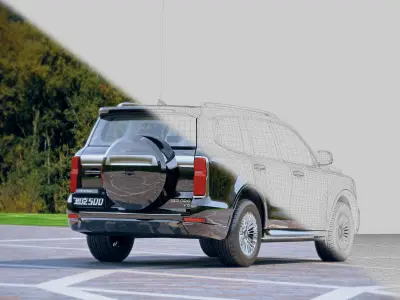 Tank 500 Hi4-T 3D model