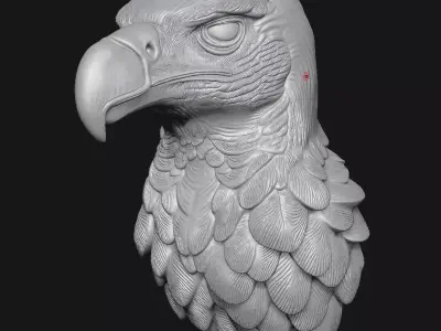 vulture 3D print model