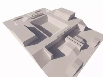 Skatepark-Skate Park PACK 3D model