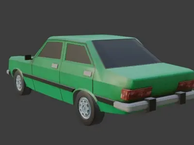 Chevrolet Chevette Low-poly 3D model