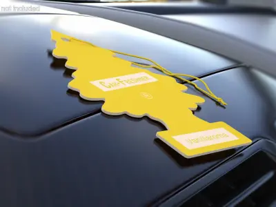 Little Trees Car Freshener Vanillaroma Juice 3D model