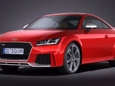 Audi TT RS 2017 3D model