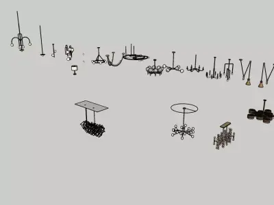 Decorative ceiling lights  3D model