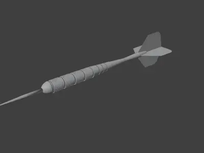 Darts arrow 3D model 3D model