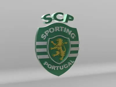 Sporting Clube de Portugal Team Logo 3D model
