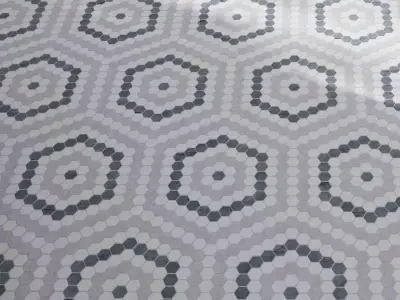 Tile Mosaic Artistic Riverside Drive Hex - Set 29  Texture