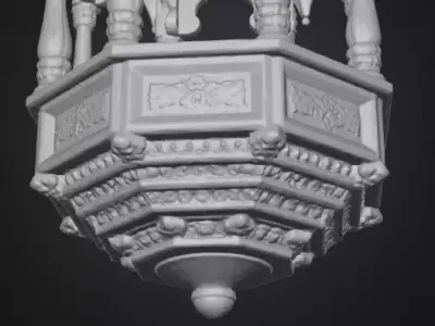 Indian Jharoka 3d 3D model