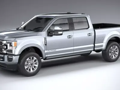 F350 Superduty Limited Edition 2022 3D model