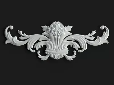 Large Decorative Element for Classic Style Furniture 3D model