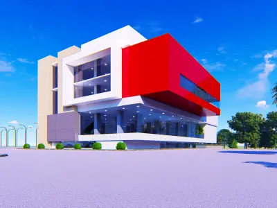 Office Building 3D model 425
