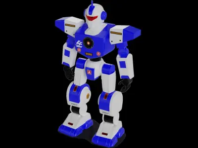 Cars and action games Remote Control Robot 3D model