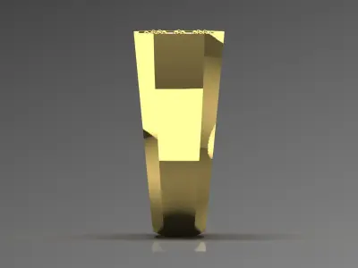 Royal Shine man ring mr0206 3D print model