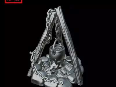 Bonfire 3D print model