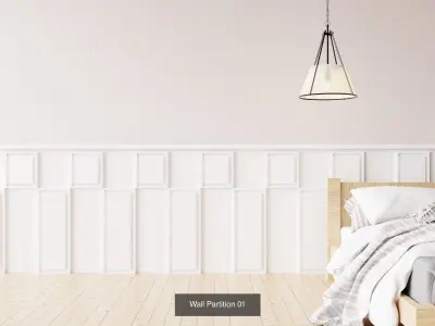 Wall counter V01-V17 for your interior 3D Model Pack