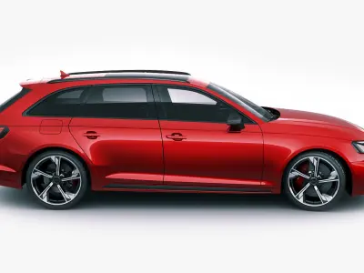 Audi RS4 Avant 2020 3D model