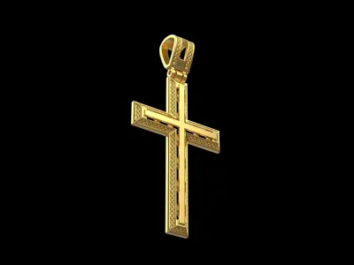 Pendant Cross N18 3D print model