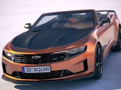 Chevrolet Camaro Convertible RS 1LE CG 2019 3D model