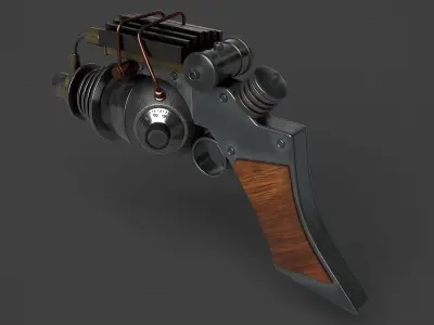 Fantasy Gun 24 3D model