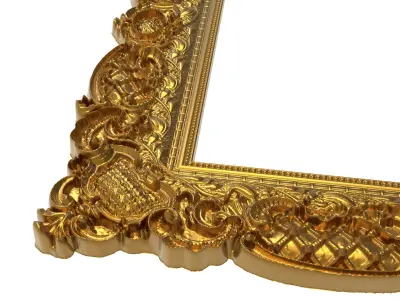 carved frame 3D model 28