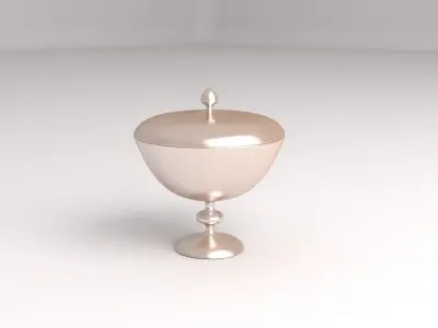 Chalice glass container Free 3D model