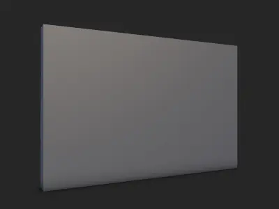 Bleached Stone Wall Construction 3D model