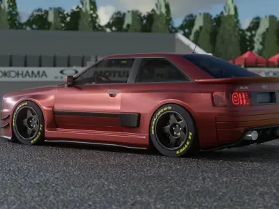 Audi A2 Widebody Kit 3D model