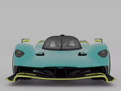 Aston Martin Valkyrie AMR Pro 3D model