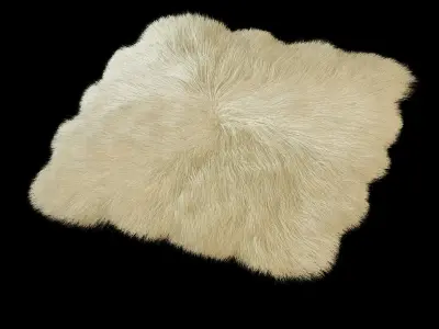 Skin sheepskin 01 3D model