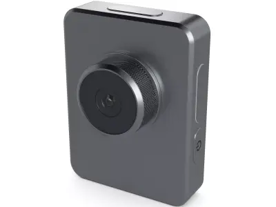 Dashcam Low-poly 3D model