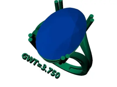 FASION RING 3D model 6