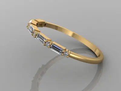 Women Ring 7 3D print model