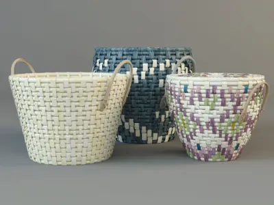 Baskets by ZARA HOME 3D model