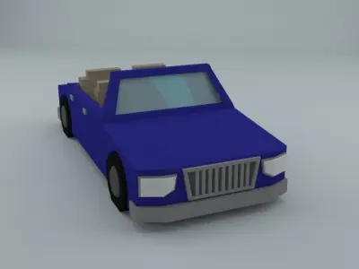 Low Poly Car Pack Low-poly 3D model order