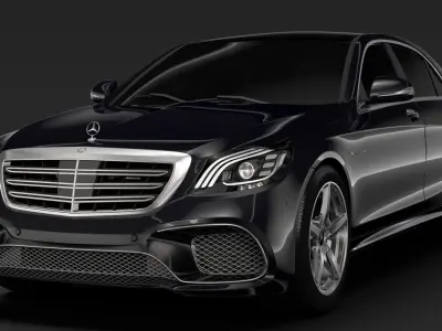 Mercedes AMG S 65 V222 2018 Lang 3D model