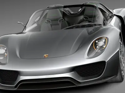 Porsche 918 Spyder 2012 3D model