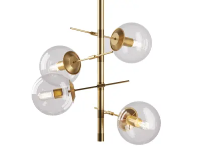 Chandelier LV SKU 5552 Free 3D model